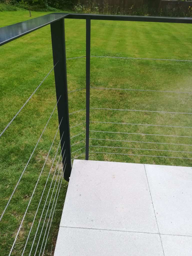 Bespoke wire railings
